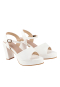 The Thick Lustre White Heels